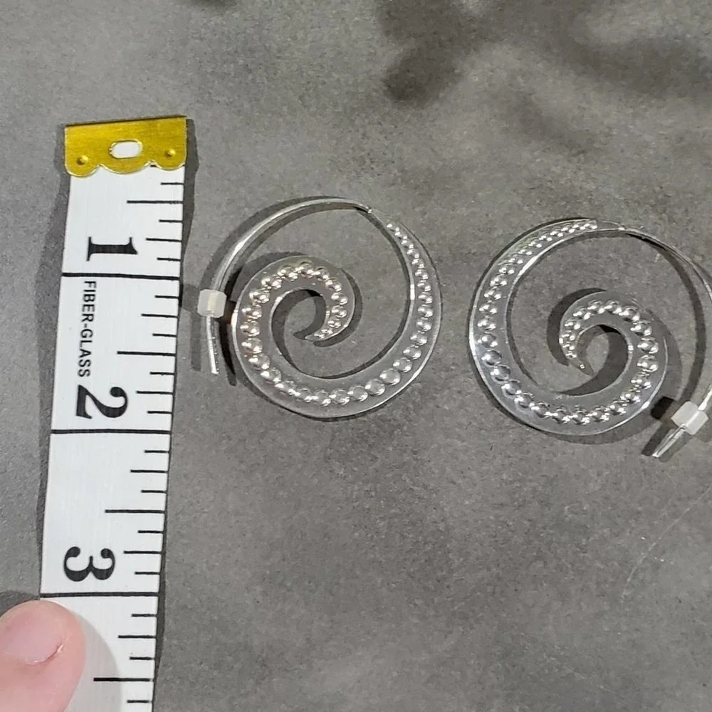 Sterling silver stamped 925 Mexican‎ boho earrings